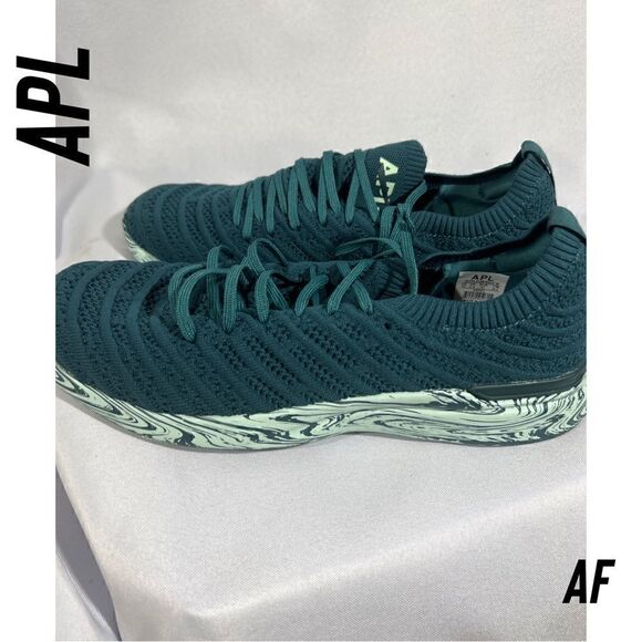 APL TECHLOOM WAVE RUNNER SNEAKERS IN TEAL NEW SIZE 10 - Picture 2 of 8